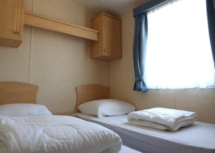 Camping Cozy Caravan In Quiet Area Near - Caravan Brook De Haan